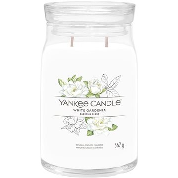 

YANKEE CANDLE Signature sklo 2 knoty White Gardenia 567 g