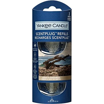 

YANKEE CANDLE Amber & Sandalwood náplň 2× 18,5 ml