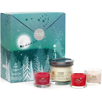 

YANKEE CANDLE vánoční set 2023 (1× 122 g, 3× 37 g)