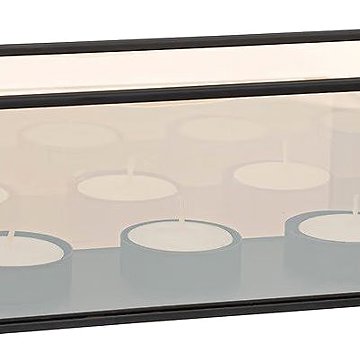 

ATMOSPHERA Sklenený svícen na 5 čajových svíček 34 × 8 cm