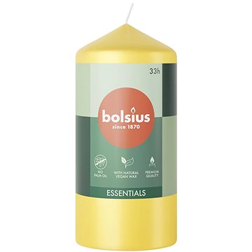 

BOLSIUS Pillar Sunny Yellow 12 cm, 233 g