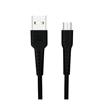 

Swissten datový kabel micro USB 1m černý