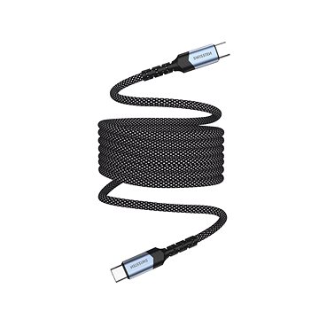 Swissten magnetický kabel samonavíjecí USB-C / USB-C 1 m