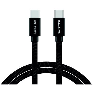 

Swissten textilní datový kabel USB-C/USB-C 2m černý