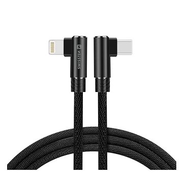 

Swissten Arcade textilní datový kabel USB-C/Lightning 1.2m černý