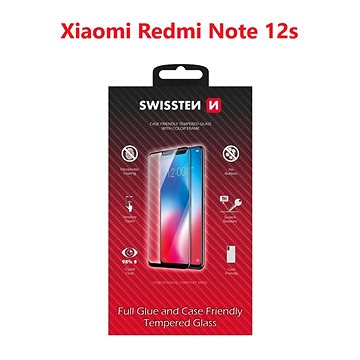 

Swissten 3D Full Glue pro Xiaomi Redmi Note 12s černé