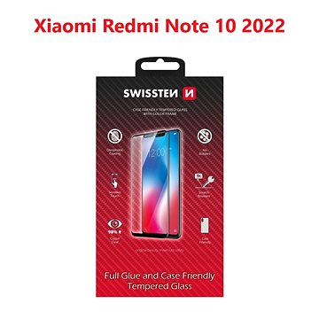 Swissten 3D Full Glue pro Xiaomi Redmi 10 2022 černé