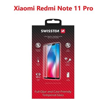 

Swissten 3D Full Glue pro Xiaomi Redmi Note 11 Pro černé