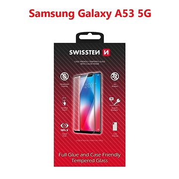 

Swissten 3D Full Glue pro Samsung A536 Galaxy A53 5G černé