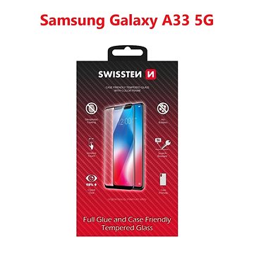 

Swissten 3D Full Glue pro Samsung A336 Galaxy A33 5G černé