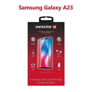 

Swissten 3D Full Glue pro Samsung A235 Galaxy A23 černé