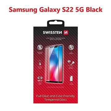 

Swissten 3D Full Glue pro Samsung S901 Galaxy S22 5G černé