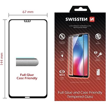 

Swissten 3D Full Glue pro Huawei P20 Lite černé
