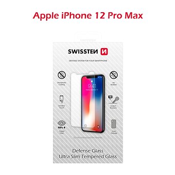 Swissten pro iPhone 12 Pro Max - Ochranné sklo