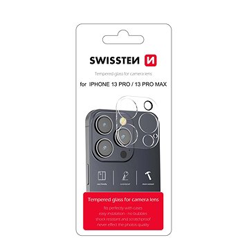 

Swissten ochranné sklo na čočky fotoaparátu pro Apple iPhone 13 Pro / 13 Pro Max