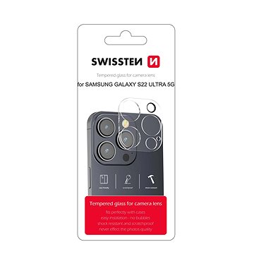 

Swissten ochranné sklo na čočky fotoaparátu pro Samsung Galaxy S22 Ultra 5G