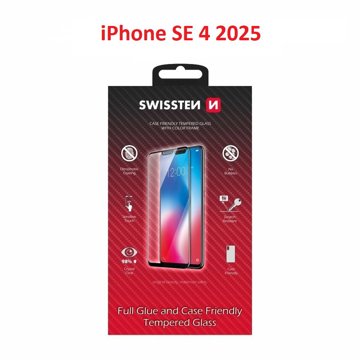 

Swissten Case Friendly pro iPhone 16e černé