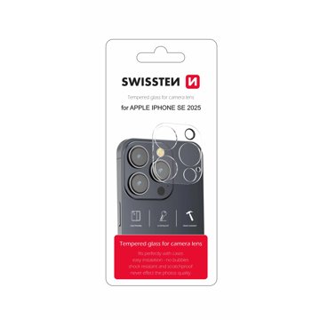 

Swissten ochranné sklo na čočky fotoaparátu pro Apple iPhone 16e