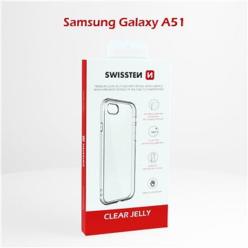 Swissten Clear Jelly pro Samsung Galaxy A51 - Kryt na mobil