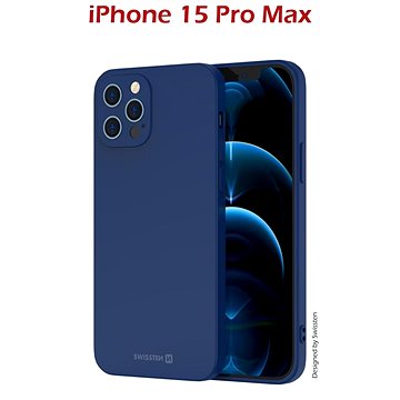 

Swissten Soft Joy pro Apple iPhone 15 Ultra modré