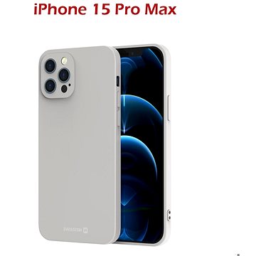 

Swissten Soft Joy pro Apple iPhone 15 Ultra kamenně šedé
