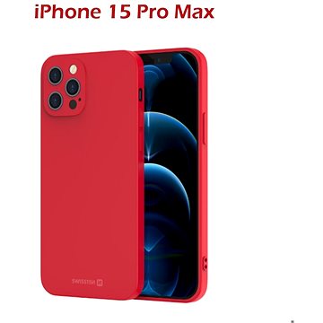

Swissten Soft Joy pro Apple iPhone 15 Ultra červené