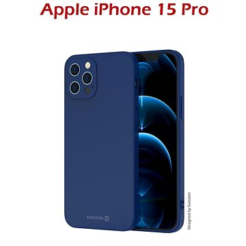 

Swissten Soft Joy pro Apple iPhone 15 Pro modré