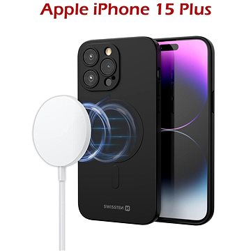 

Swissten Soft Joy MagStick pouzdro iPhone 15 Plus černé