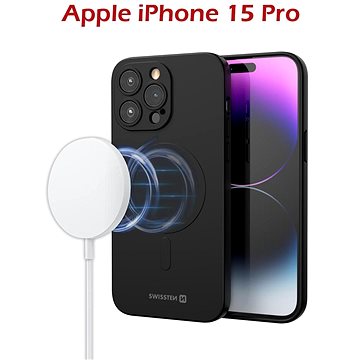 

Swissten Soft Joy MagStick pouzdro iPhone 15 Pro černé