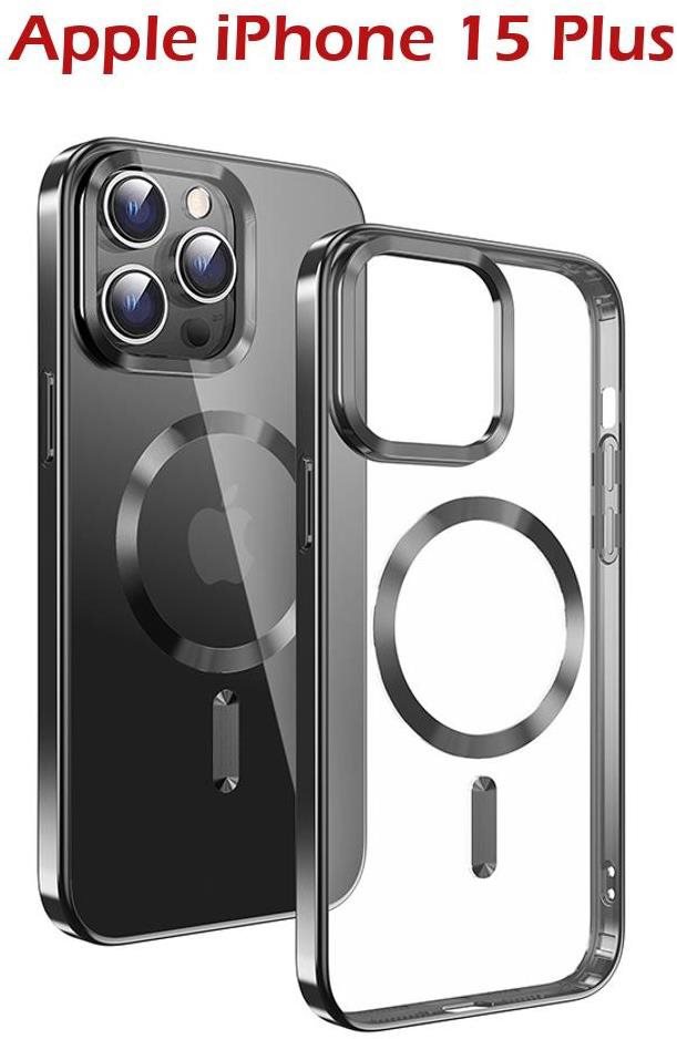 

Swissten Clear Jelly MagStick Metallic pro iPhone 15 Pro černé