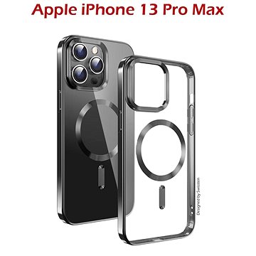 

Swissten Clear Jelly MagStick Metallic pro iPhone 13 Pro Max černé