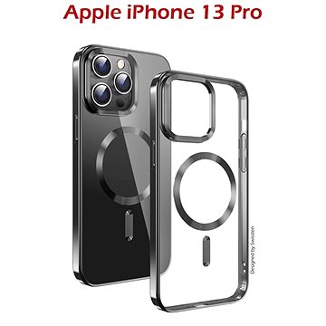 

Swissten Clear Jelly MagStick Metallic pro iPhone 13 Pro černé