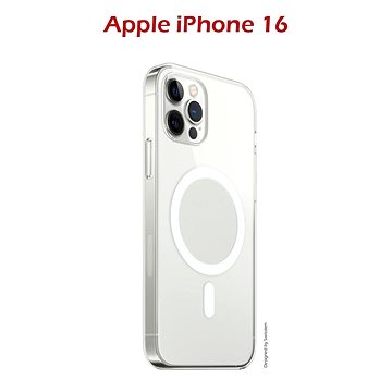 

Swissten Clear Jelly MagStick pro Apple iPhone 16 transparentní