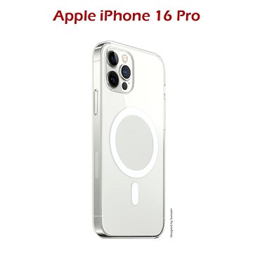 

Swissten Clear Jelly MagStick pro Apple iPhone 16 Pro transparentní