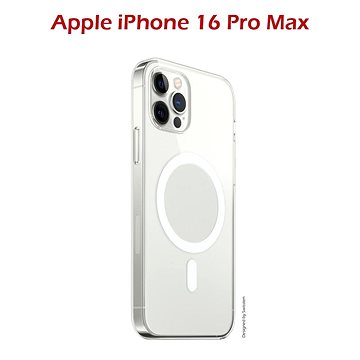 

Swissten Clear Jelly MagStick pro Apple iPhone 16 Pro Max transparentní