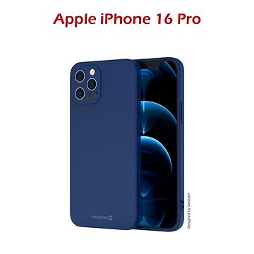 

Swissten Soft Joy pro Apple iPhone 16 Pro modré