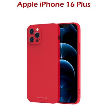 

Swissten Soft Joy pro Apple iPhone 16 Plus červené