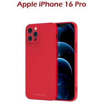 

Swissten Soft Joy pro Apple iPhone 16 Pro červené