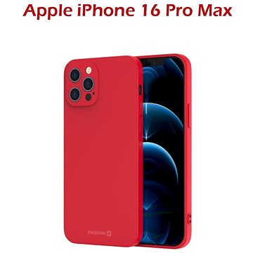 

Swissten Soft Joy pro Apple iPhone 16 Pro Max červené