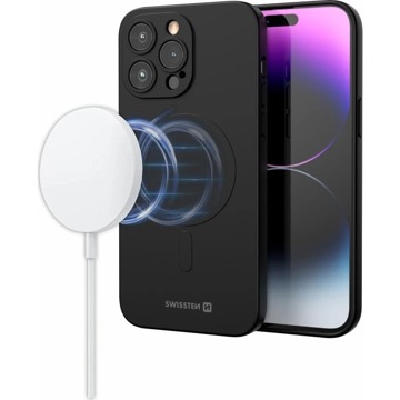 

Swissten Soft Joy MagStick pro Apple iPhone 16 Pro black