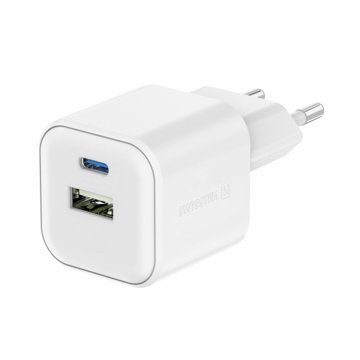 

Swissten síťový adaptér 12W 1x USB-C + 1x USB-A bílý