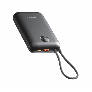 

Swissten Voltbox 35W 20000 mAh s integrovanými kabely USB-C a Lightning černá