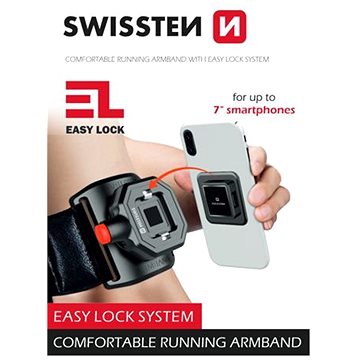 Swissten Easy Lock Armband - Držák na mobilní telefon