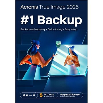 

Acronis True Image 2025 - 5 PC (elektronická licence)