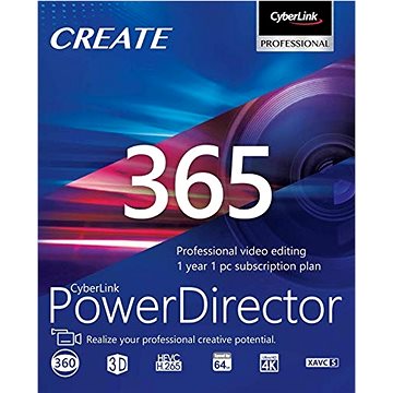

CyberLink PowerDirector 365 na 12 měsíců (elektronická licence)