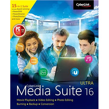 Cyberlink Media Suite 16 Ultra (elektronická licence) - Kancelářský software