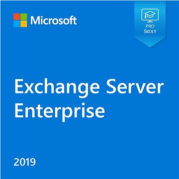 

Microsoft Exchange Server Enterprise 2019, EDU - pouze školy (elektronická licence)
