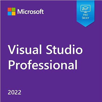 Microsoft Visual Studio Professional 2022, EDU - pouze školy (elektronická licence)