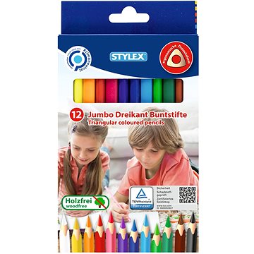 

STYLEX Pastelky silné 12 barev