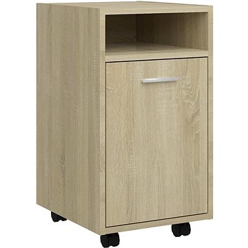 

Odkládací skříňka s kolečky dub sonoma 803050